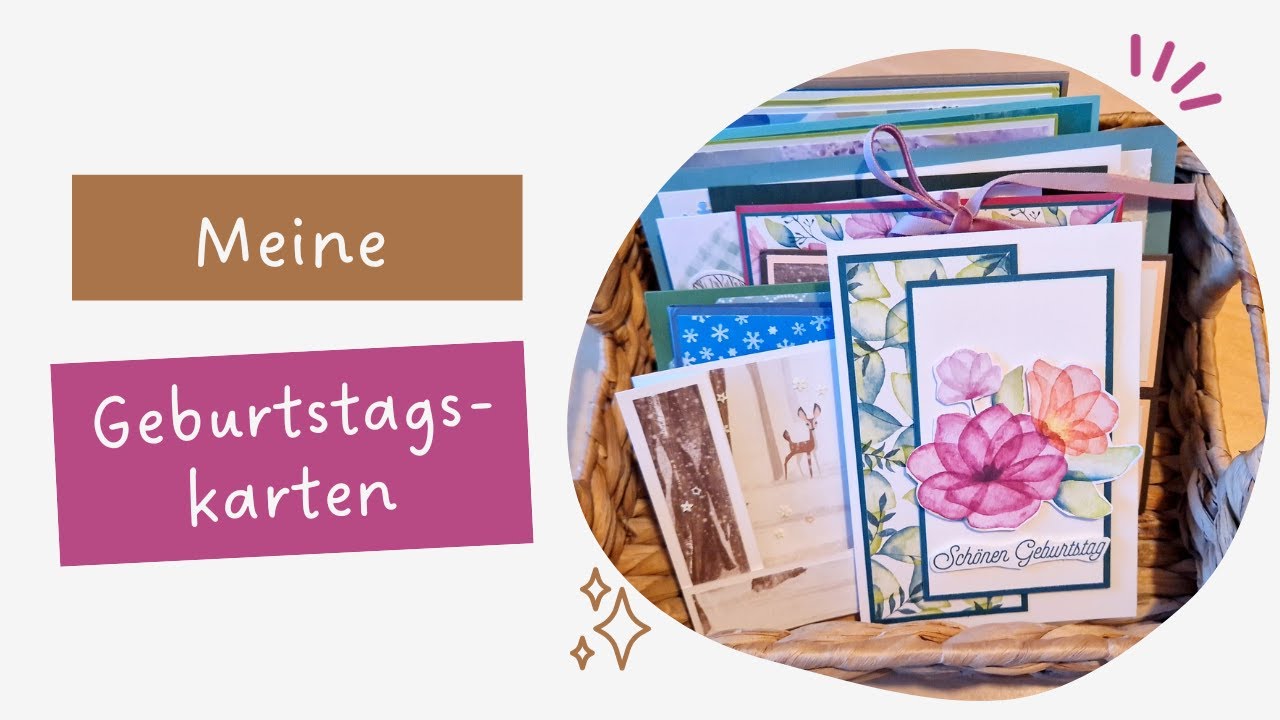 Ganz viele Geburtstagskarten * DANKE * Inspiration * Stampin´ Up!
