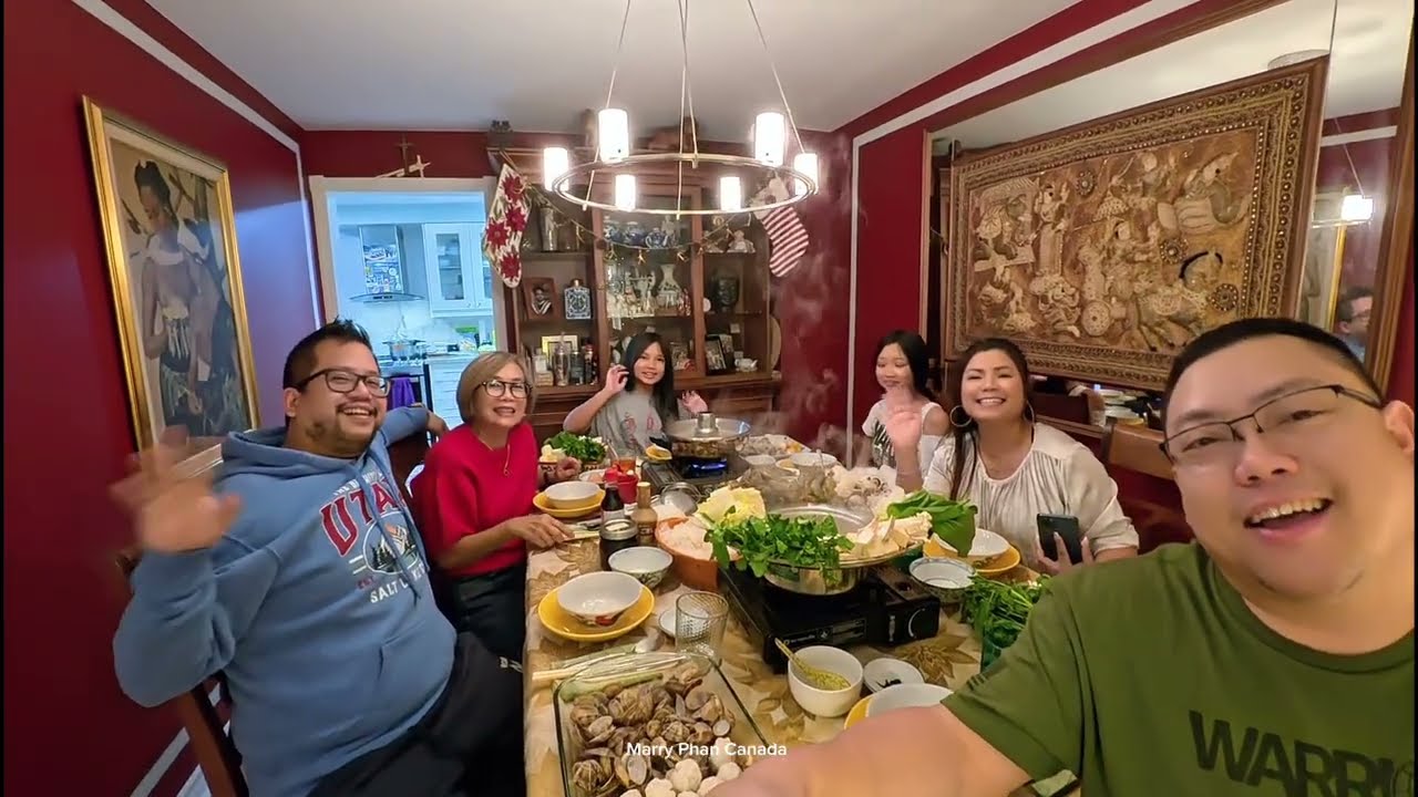 Ăn Lẩu Tôm,Bạch Tuộc,Bao ngư,Nghêu Cùng Gia đình Anh #anlau #giángsinh  #Christmas2025