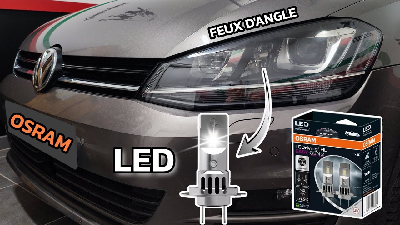 💡 Установка и тестирование светодиодных фонарей OSRAM LEDRIVING EASY GEN2 на VW GOLF 7