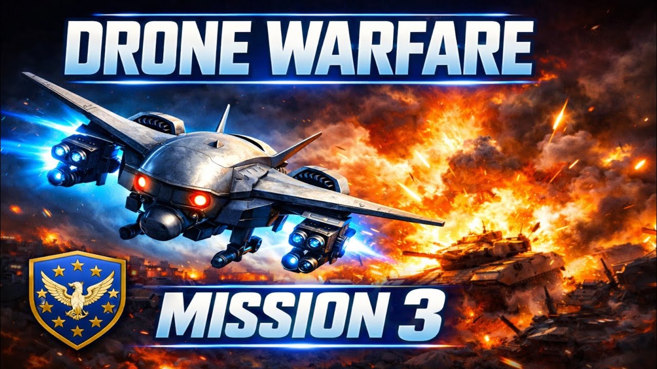European Conquest Mission 3 Drones Command & Conquer Generals Zero Hour MOD Rise of the Reds