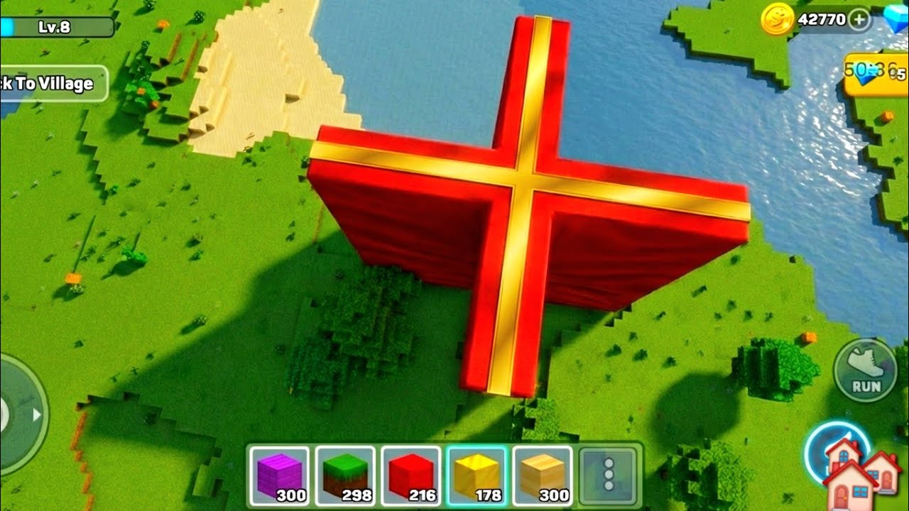 I Built Big Cross Building in 10 Minutes😱💒