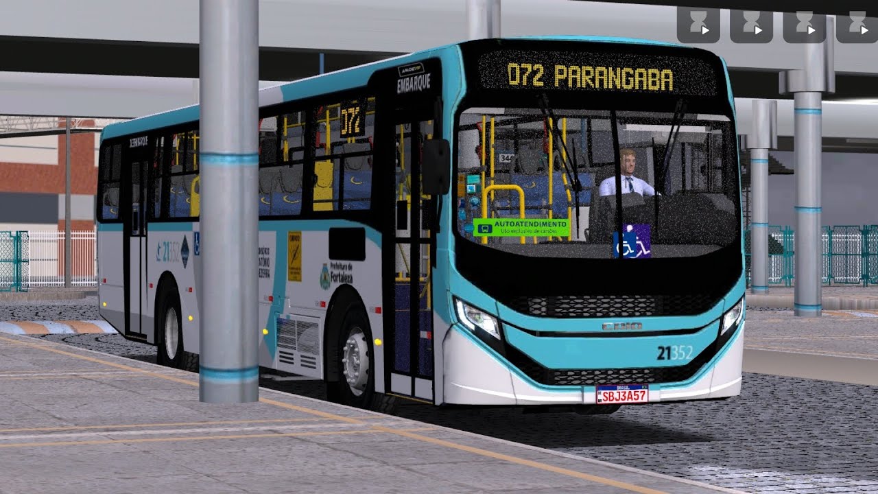 Fazendo linha 72 no mapa de Fortaleza no p su