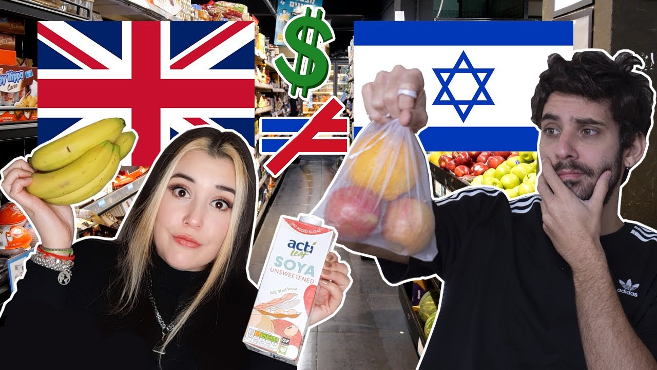 La misma COMPRA en INGLATERRA 🇬🇧  y en ISRAEL 🇮🇱. Qu&eacute; pa&iacute;s es m&aacute;s CARO? | Ft. Miss Buenos Aires