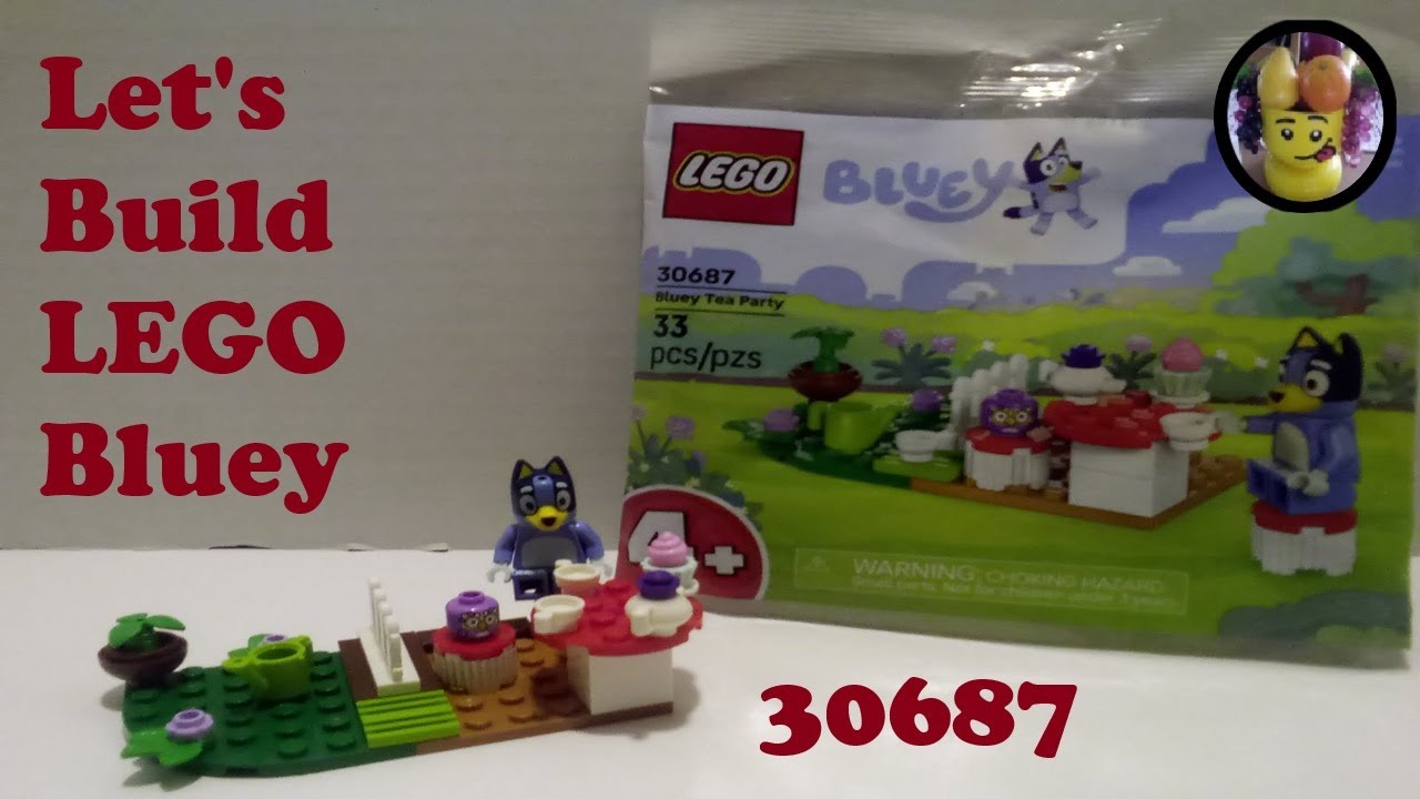 Let's Build Lego Bluey Tea Party 30687