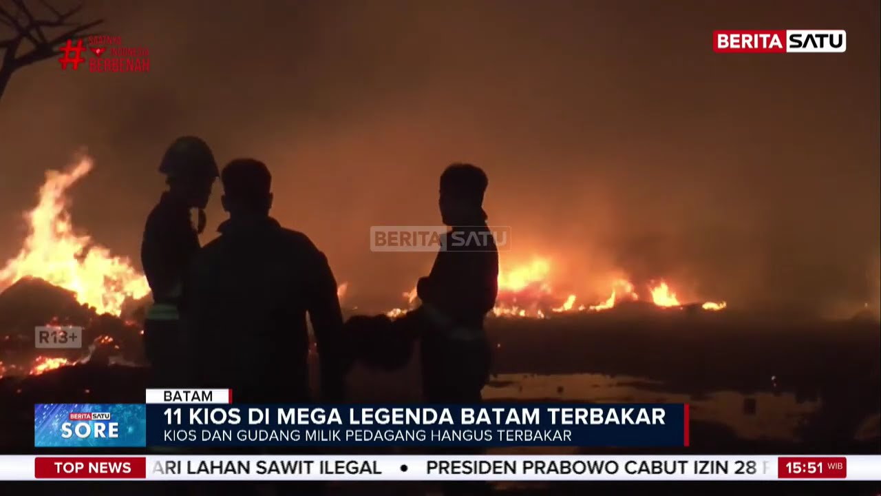Belasan Kios di Mega Legenda Batam Ludes Dilalap Api #Beritasatu