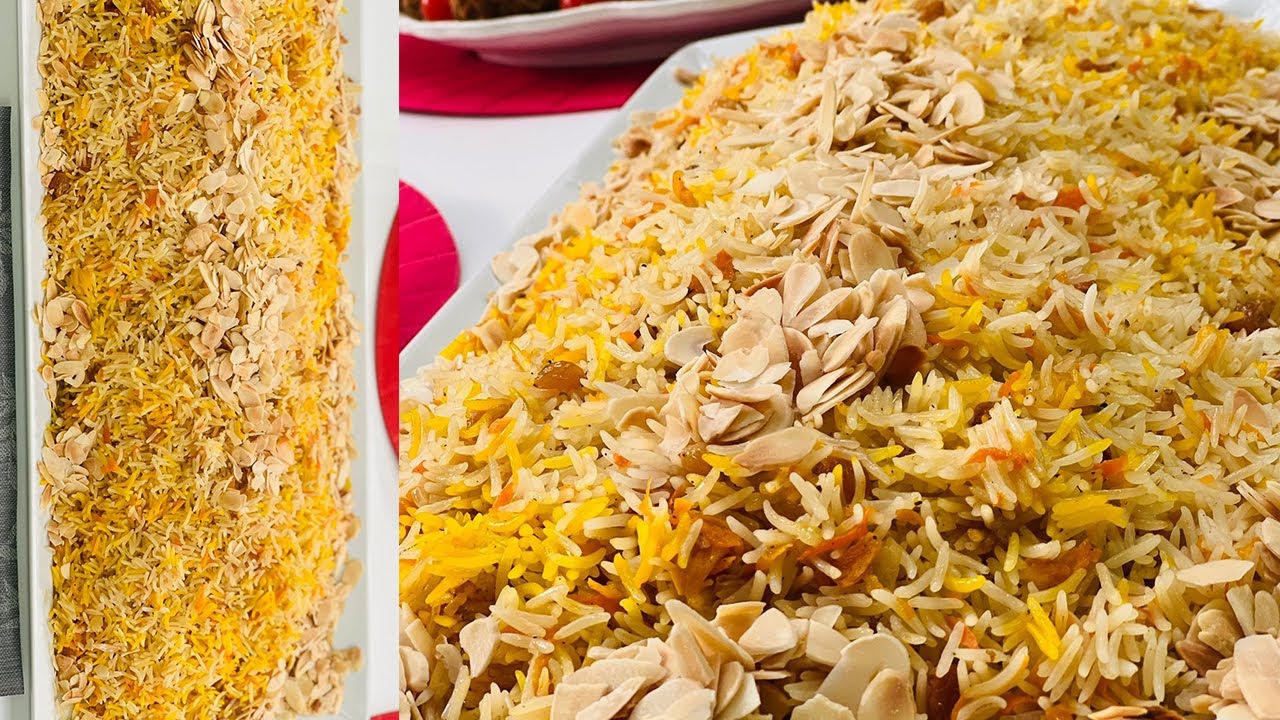 طريقة عمل أرز بالجزر والزبيب | العزومة مع الشيف فاطمة أبو حاتي