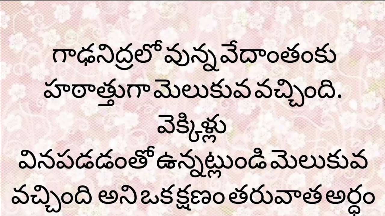 అలసిన మనస్సులకు హాయినిచ్చే చిన్ని సరదా సరదాగా ఉండే హాస్య కథ