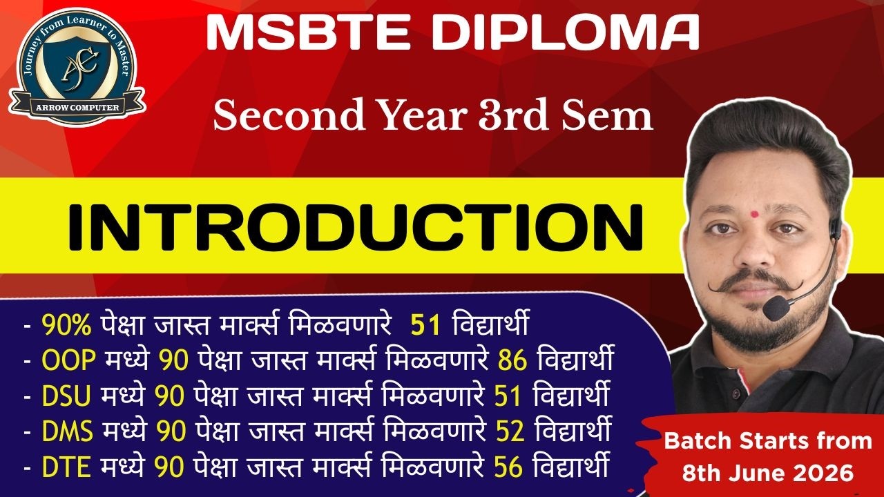 MSBTE Diploma | SY  | Sem 3 | 2026 - 27 | Computer Engineering | Introduction | Scheme | Syllabus