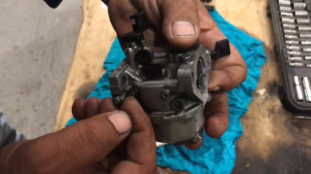 Honda GX390 pressure washer carb rebuild