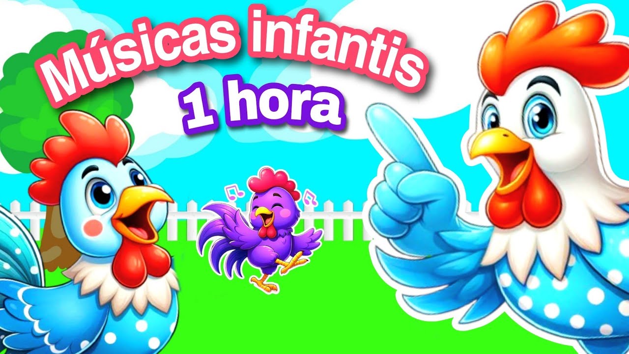 Uma hora de musiquinhas infantis - Musica para criança, Desenho animado infantil, video para criança