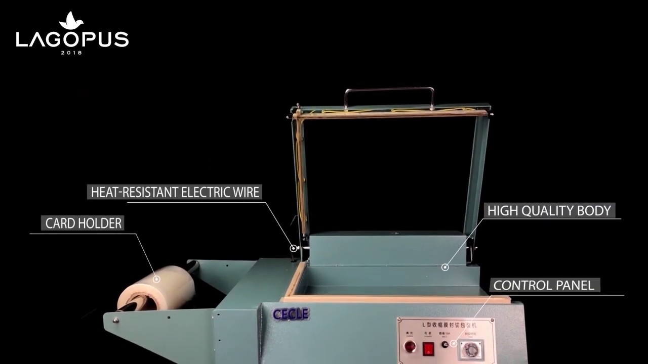 BSN2615 Food Shrink Wrap Packing And Stretch Film Wrapping Machine