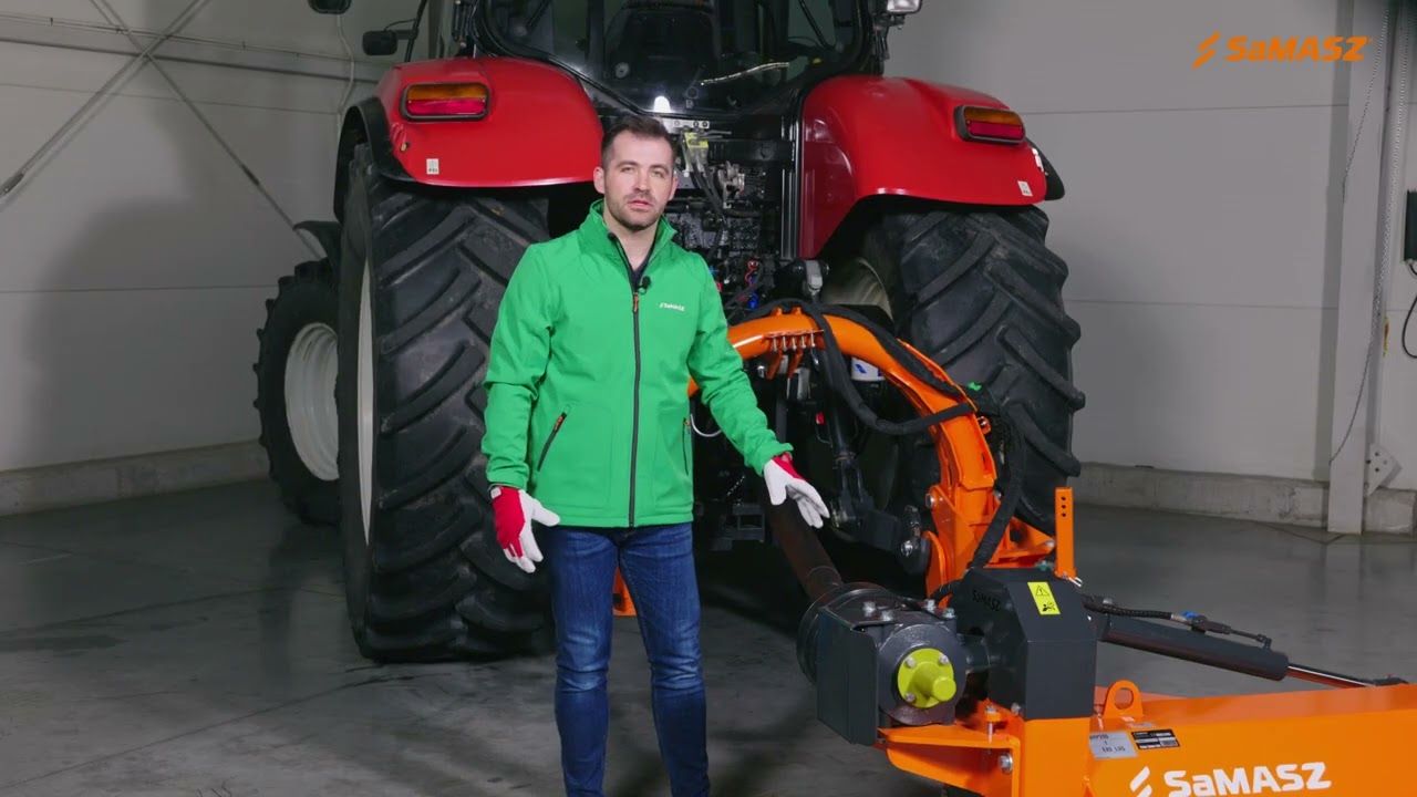 How to set up SaMASZ flail mowers KBRP 200?