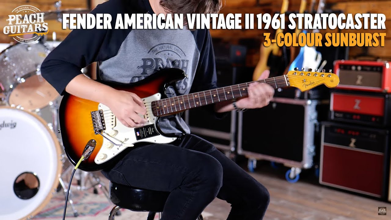 No Talking...Just Tones | Fender American Vintage II 1961 Stratocaster | 3-Colour Sunburst