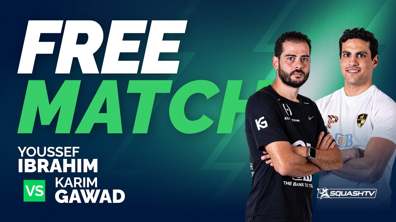 FREE LIVE MATCH! Youssef Ibrahim v Karim Gawad - LIVE! 🚨