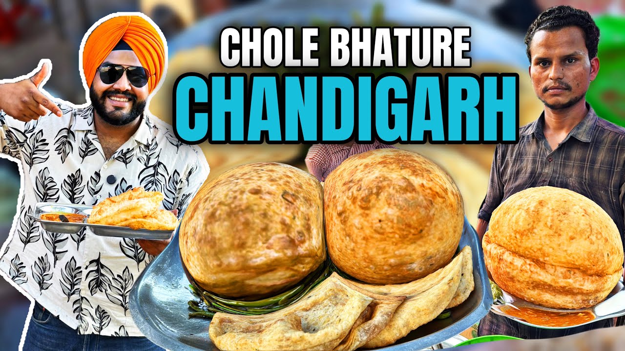 Trying Chandigarh's 5 Best Chole Bhature 😍 | Street Food India 🇮🇳  | Oyefoodiesingh