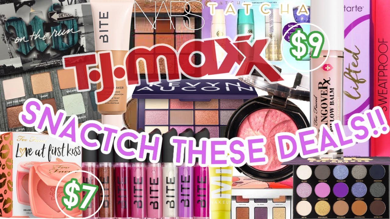 OMG... RUN TO TJ MAXX NOW!! TARTE! TOO FACED KITS! TATCHA SKINCARE!! CIATE LONDON KITS! NARS & MORE!