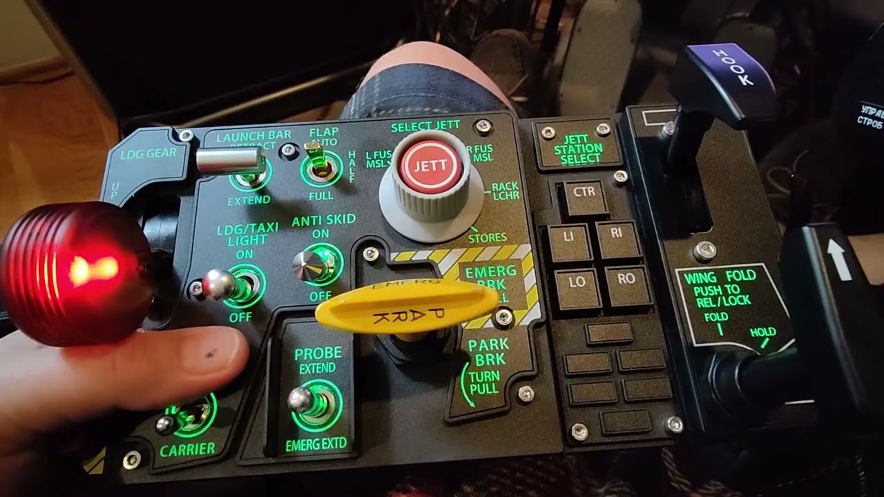 WinWing PTO2 Parking Brake Handle doesn't turn vertical