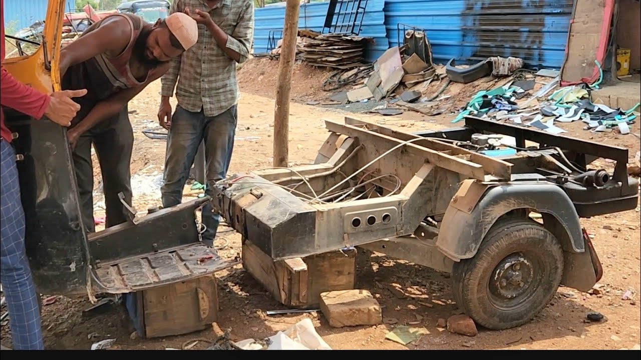 #ape auto rickshaw🛺 new #chase #boudy #painting #wayring #ripening & seat cushion in karnataka