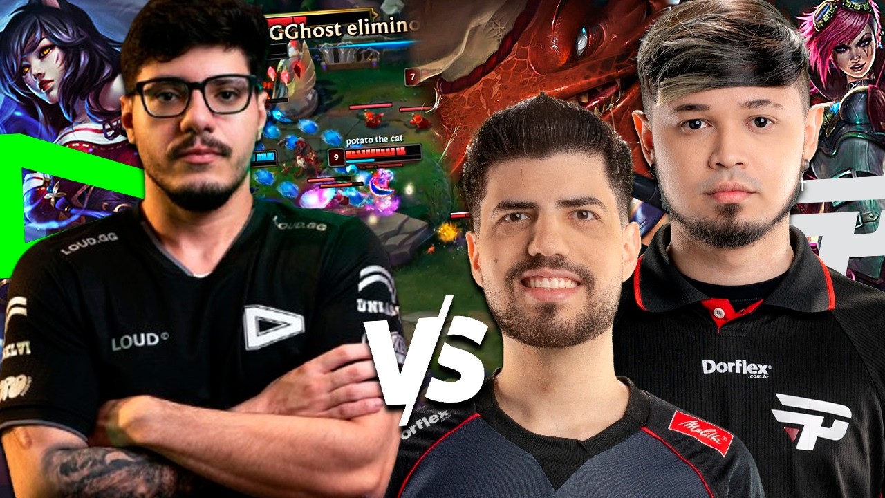 LOUD ENVY vs PAIN ROBO e PAIN TITAN - O NOVO MID da LOUD - TREINO CBLOL 2026
