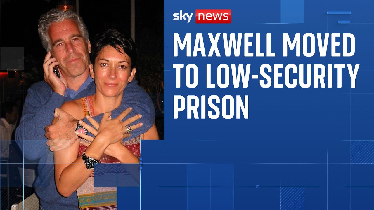 Ghislaine Maxwell moved to minimum-security prison camp
