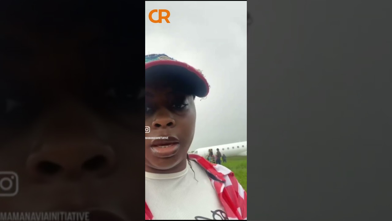 Passenger shares video of XE Jet aircraft that skided off Lagos Airport runway