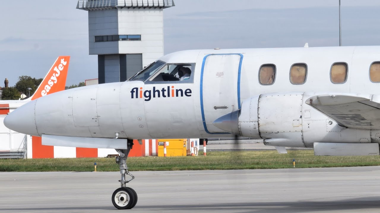 ✈ Flightline Fairchild Metroliner EC-GXJ Garrett TPE331 Engine Start up!