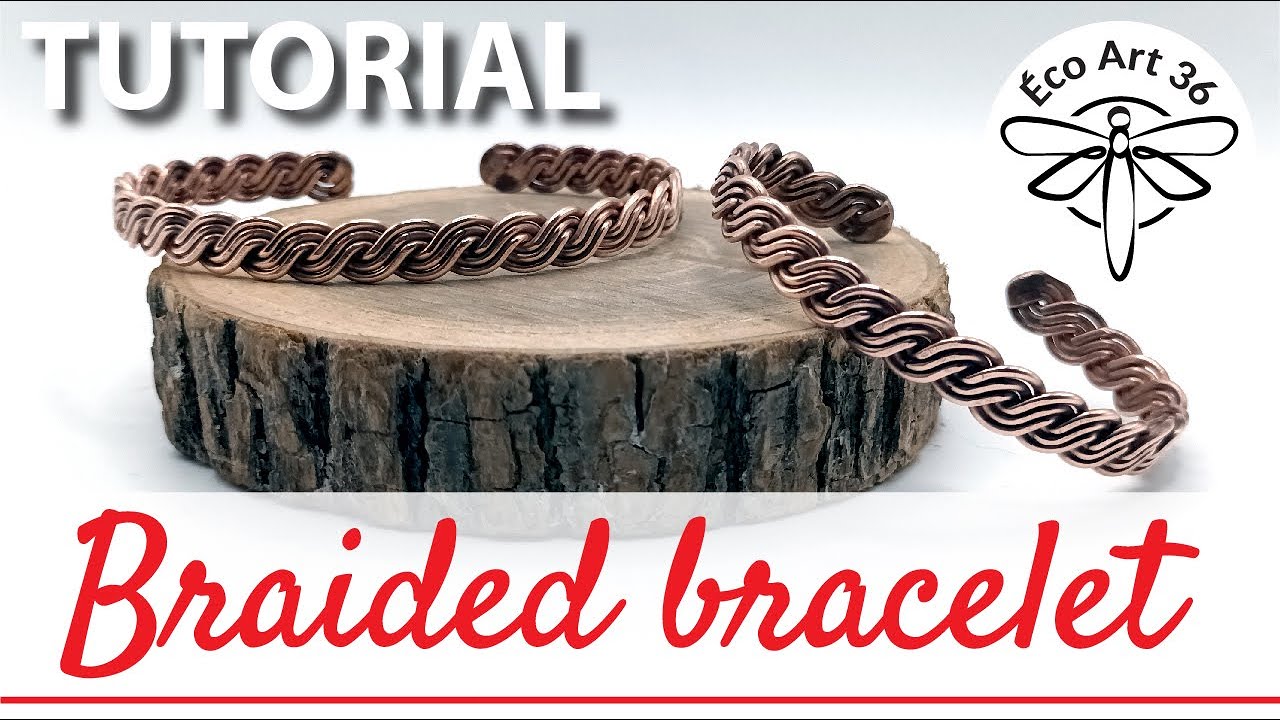 TUTORIAL Copper Wire Bracelet Tutorial - DIY copper bracelet