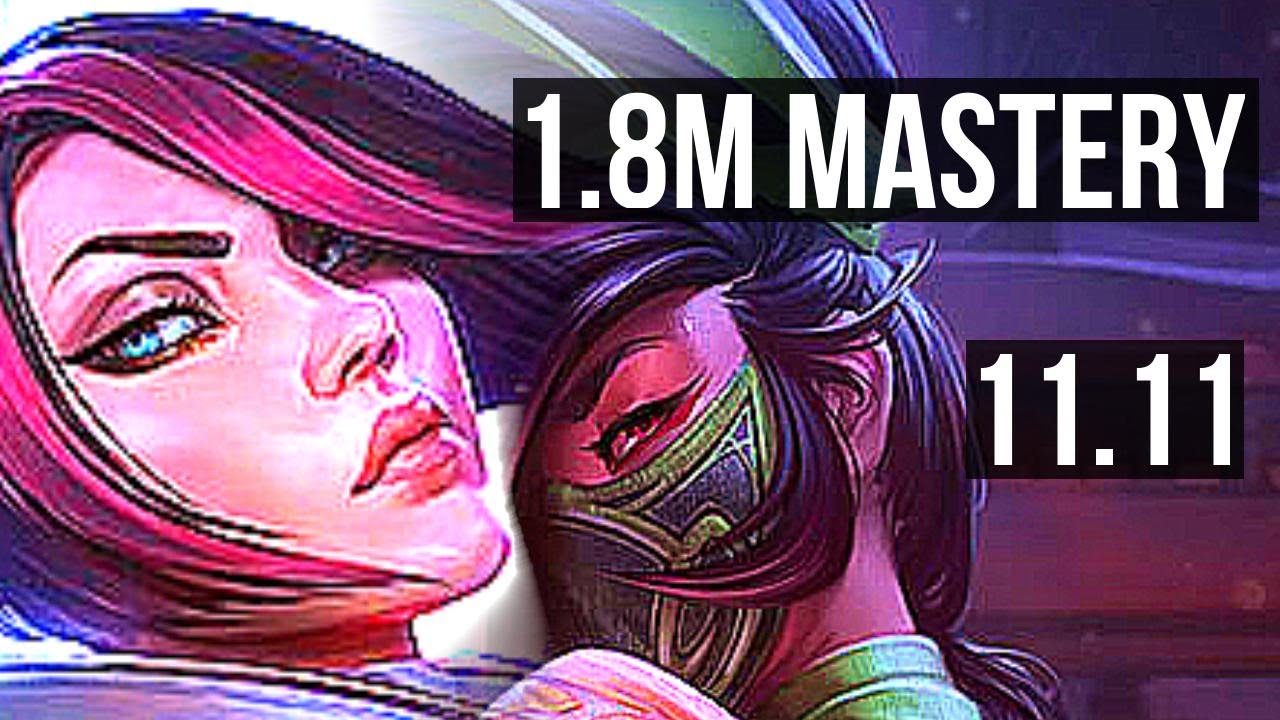 FIORA vs AKALI (TOP) | 2100+ games, 7 solo kills, 1.8M mastery, Legendary | KR Master | v11.11
