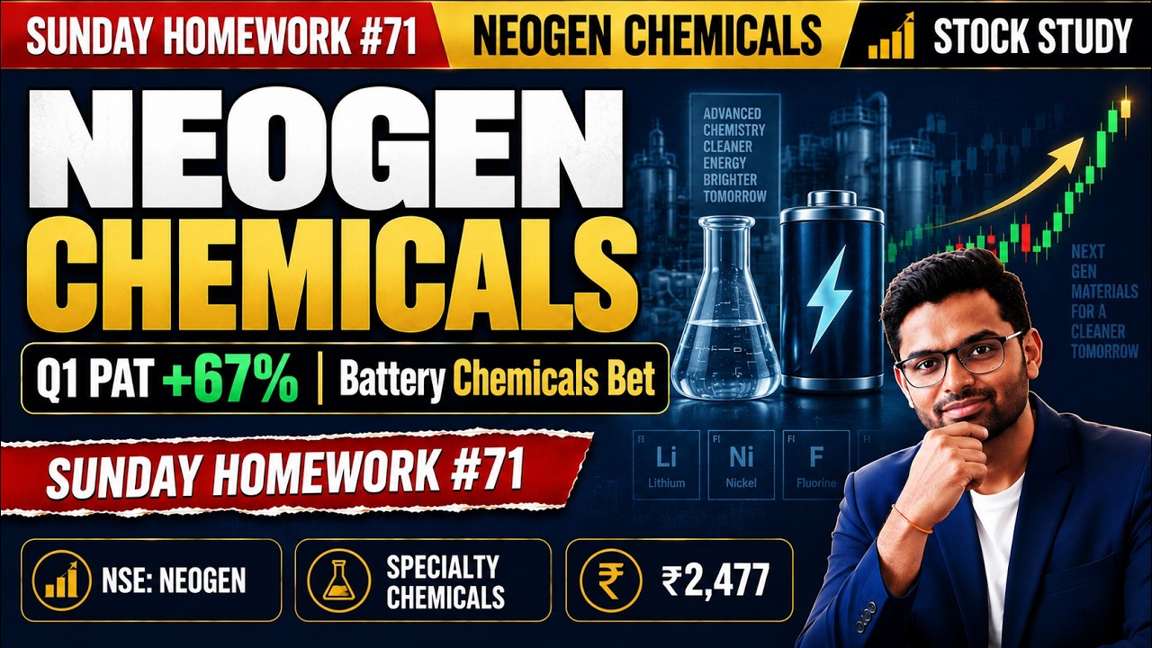 Neogen Chemicals &mdash; Bromine se Lithium Battery tak ka Safar | Stock Analysis | Rohit Tated
