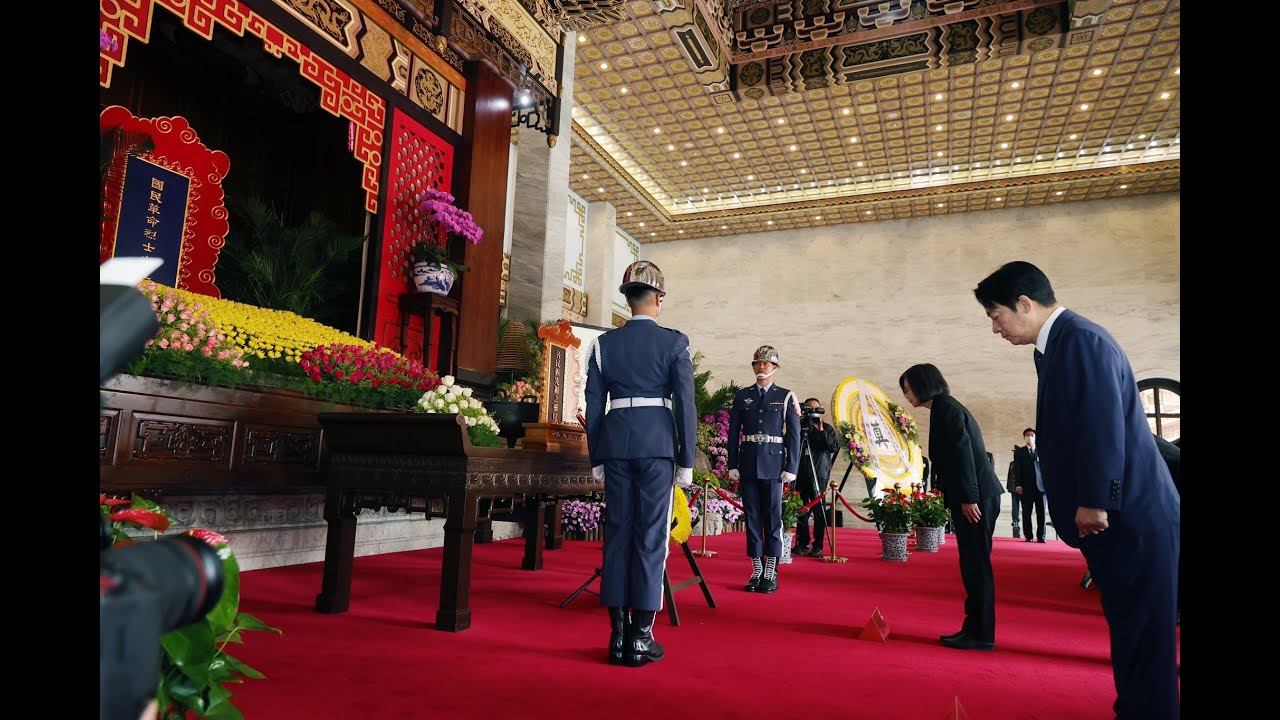 20230329  總統主持「中華民國112年向先祖暨忠烈殉職人員致祭典禮」