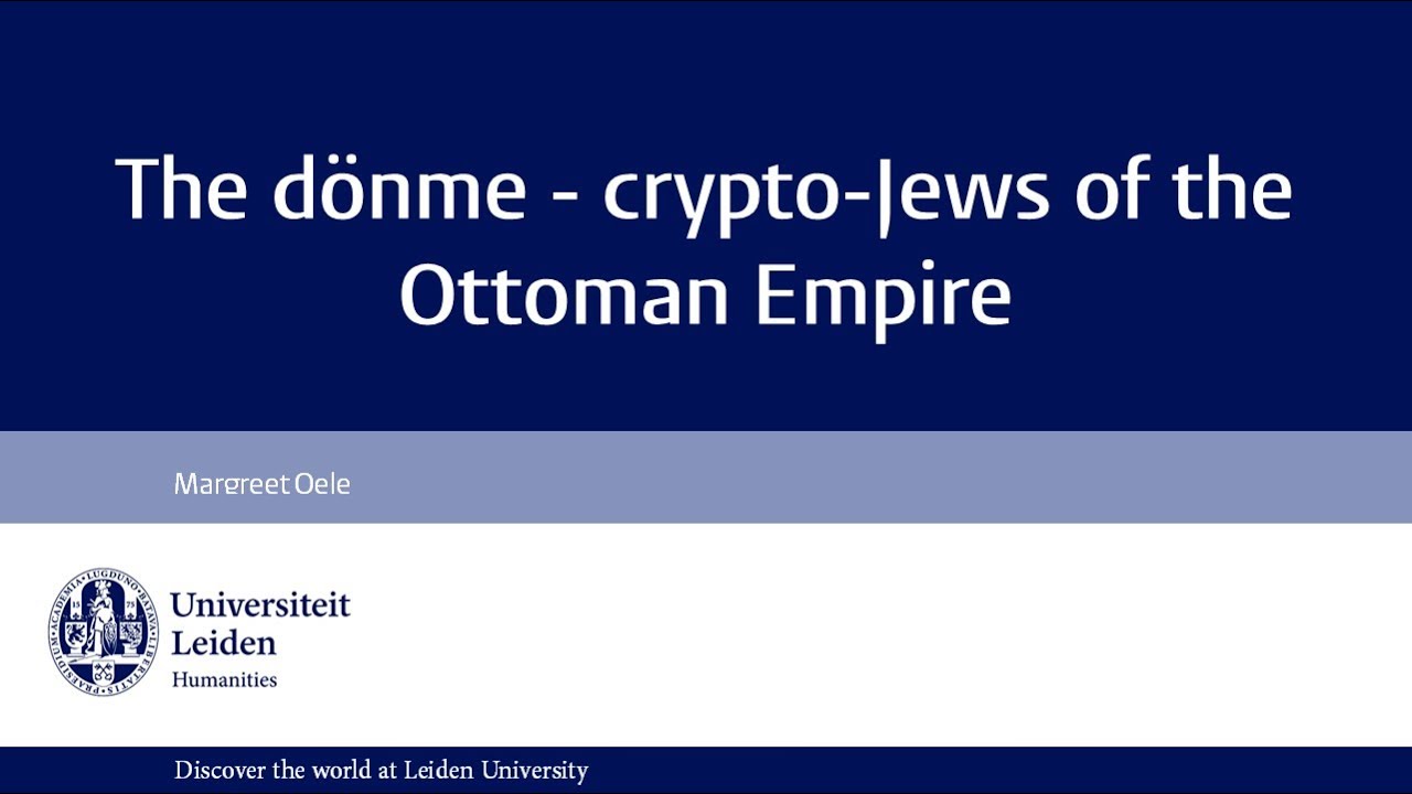 LUCSoR Student Podcasts: The dönme - crypto-Jews of the Ottoman Empire (Margreet Oele)
