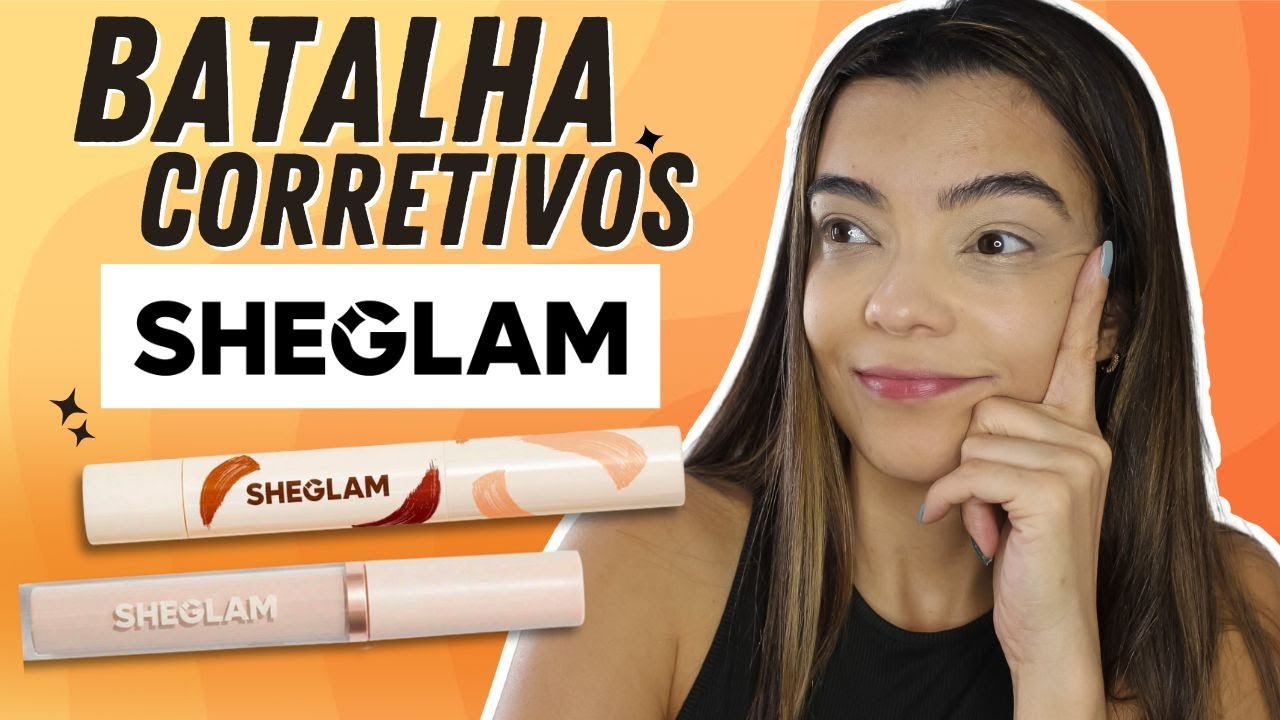 BATALHA CORRETIVOS SHEGLAM SHEIN - QUAL É MELHOR