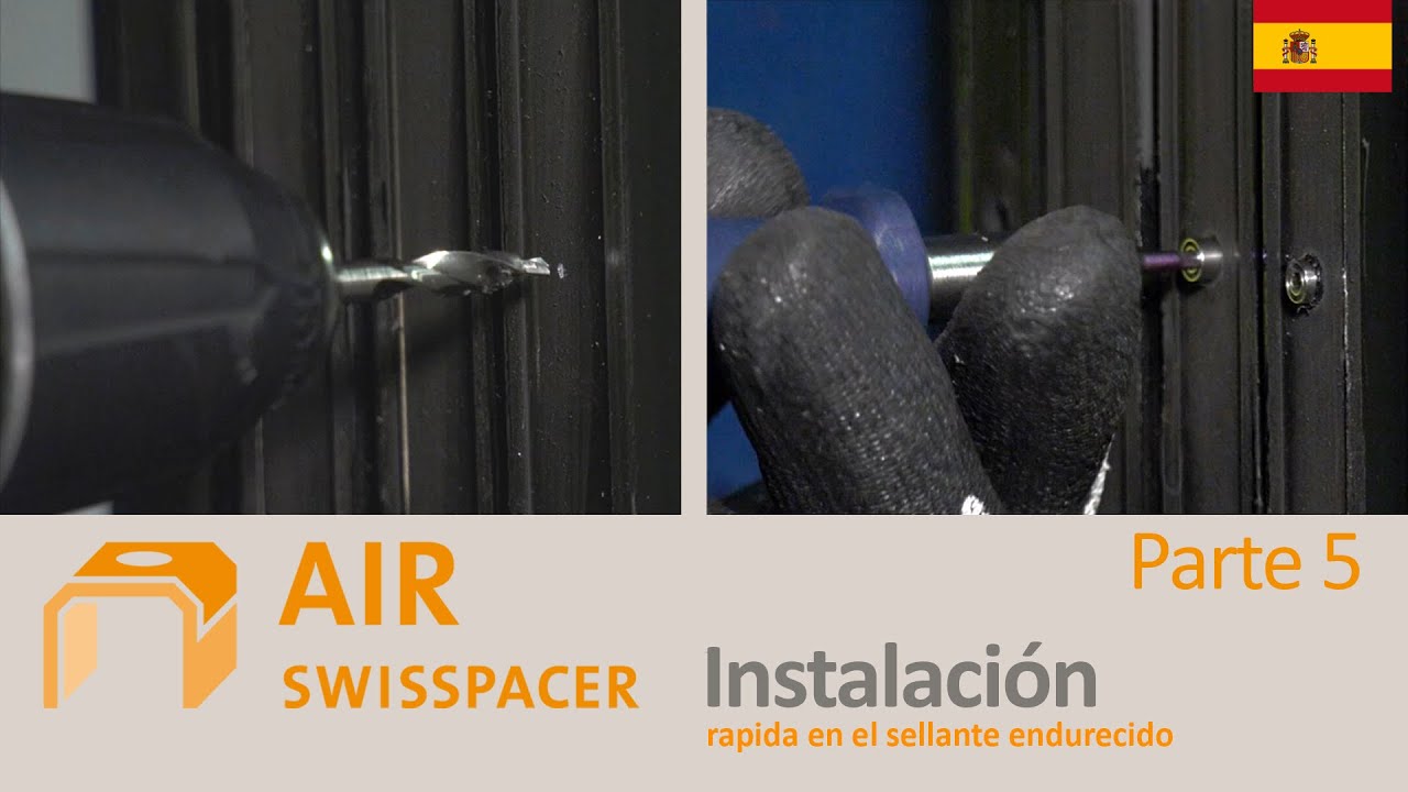 SWISSPACER AIR - Instalación rapida en el sellante