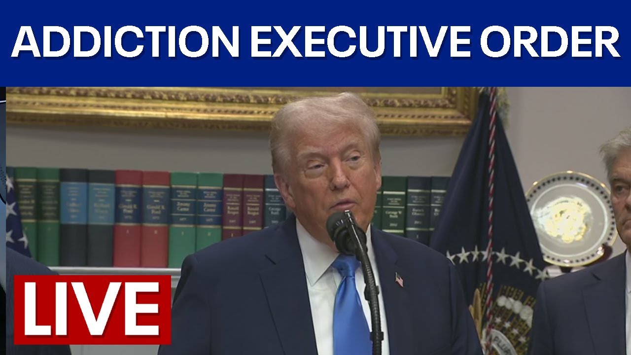 LIVE | Trump expected to launch new drug addiction initiative