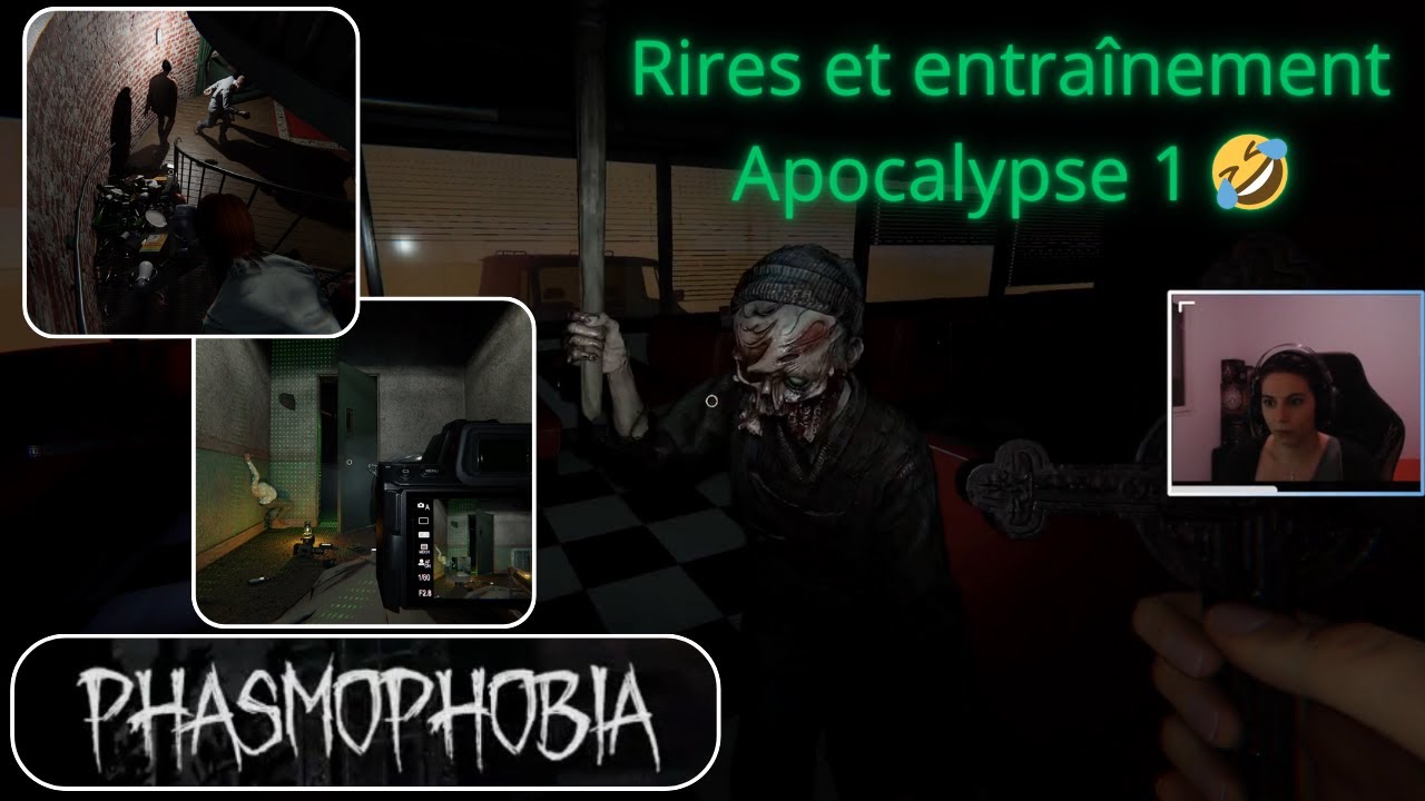 Phasmophobia - On se lance sérieusement en entraînement Apo 1 !