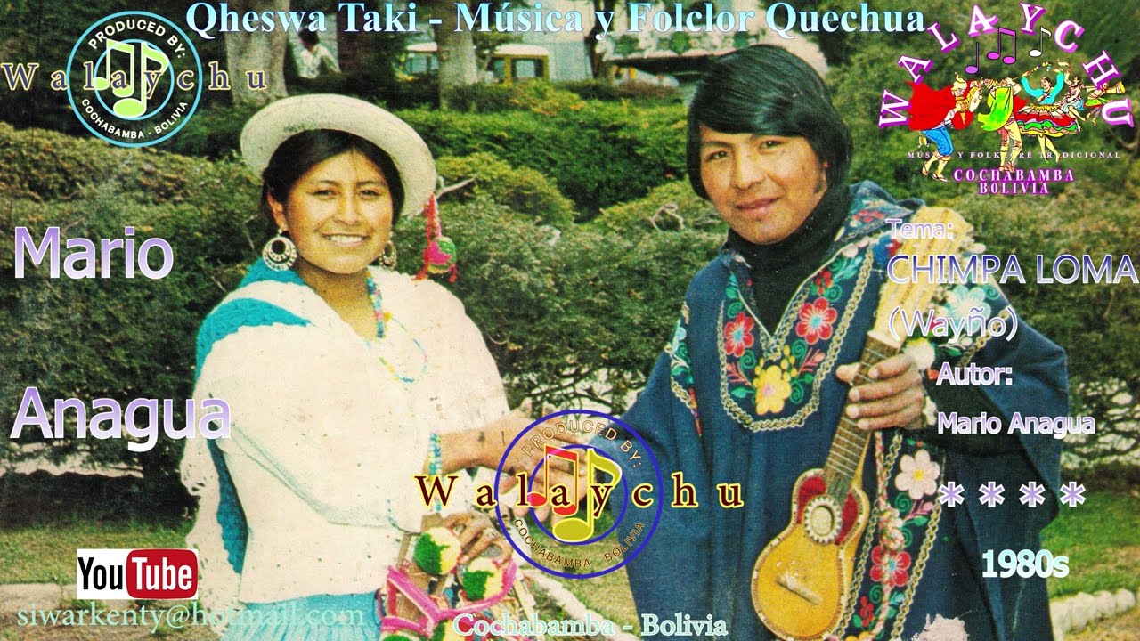 CHIMPA LOMA ( Wayño ) Mario Anagua [AUDIO de ALTA FIDELIDAD] Disco Vinilo