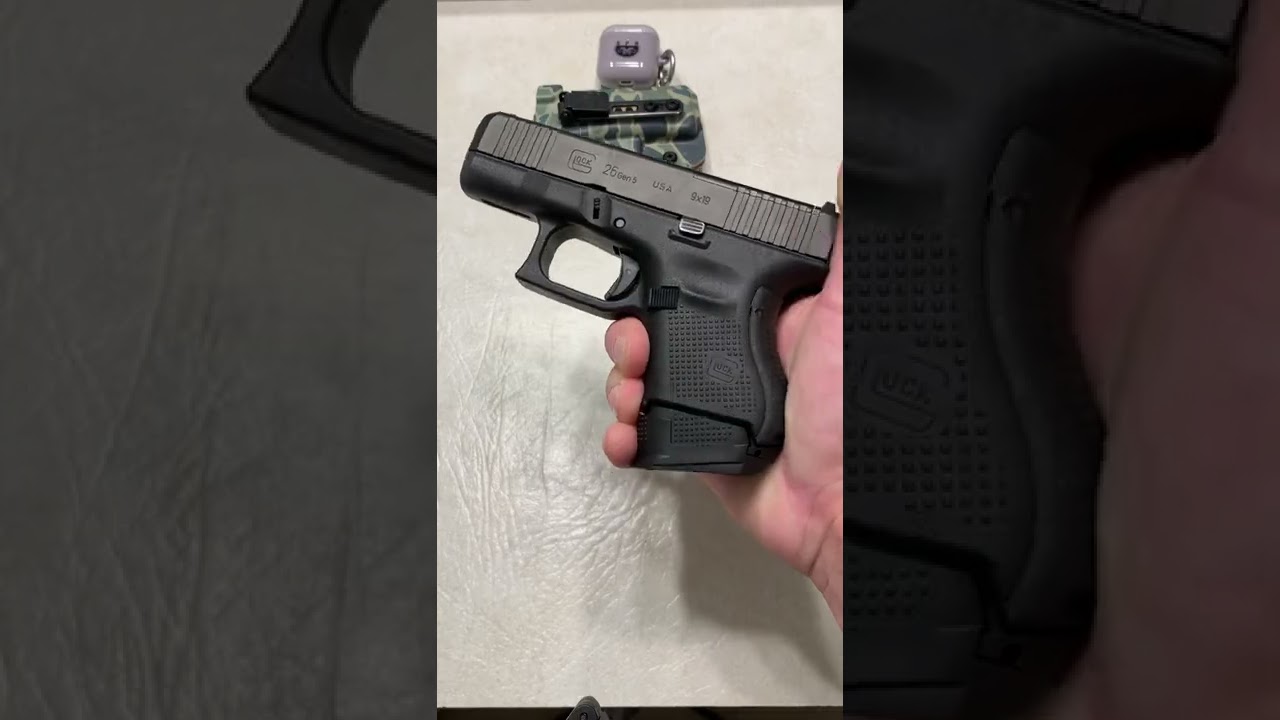 The Most Ergonomic Glock 26 Gen 5 MOS Baseplate
