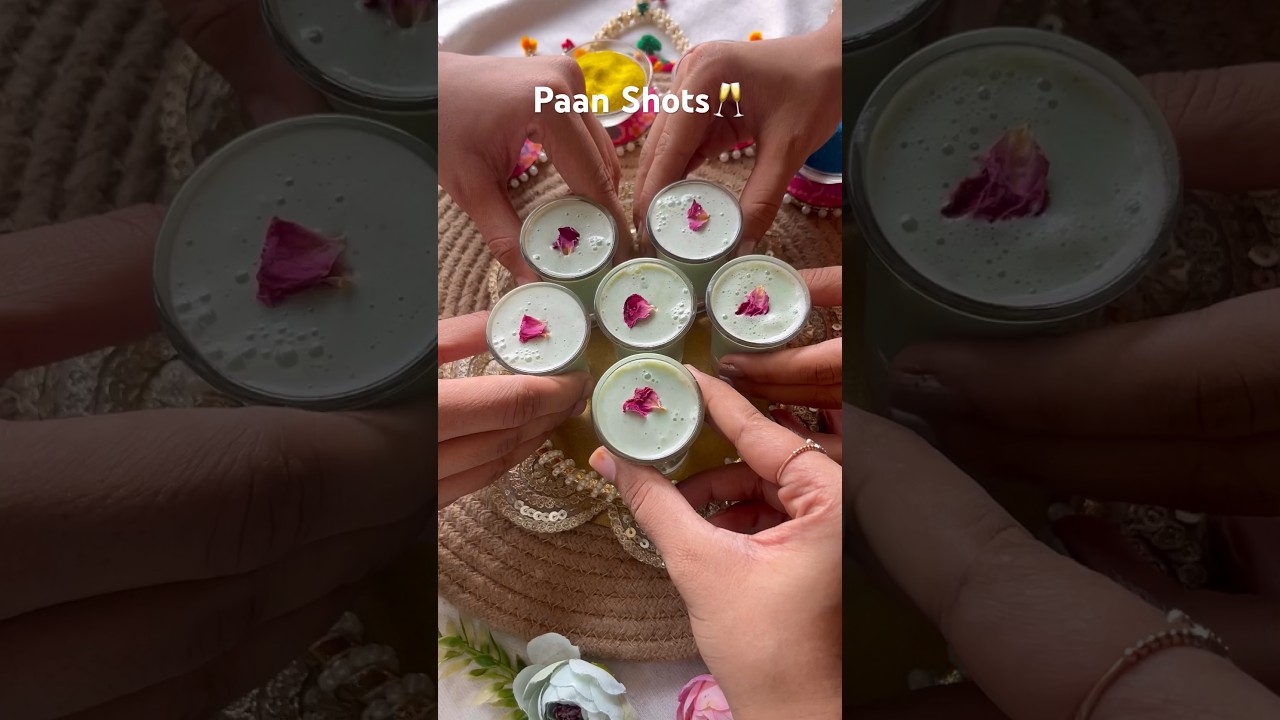 Paan shots|Holi special paan shots|Holi recipe|Paan Thandai #cookwithnidhiii #paanshots #paan #holi