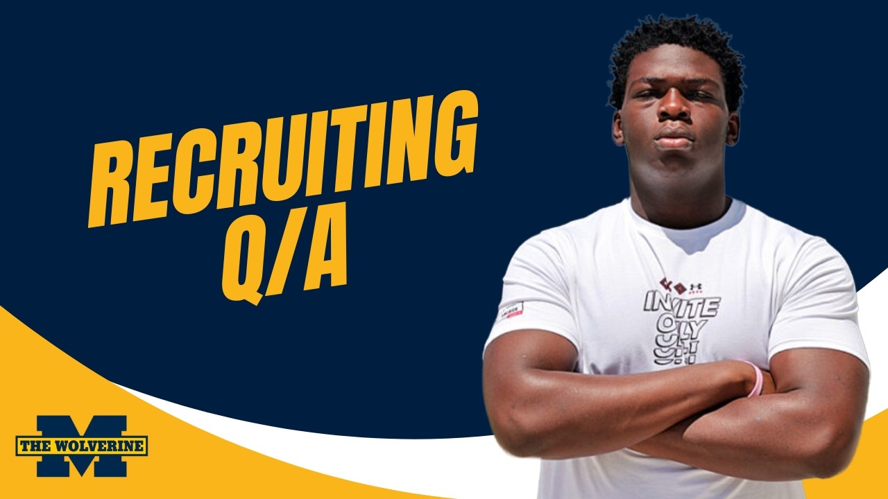 Michigan Football Weekly Recruiting Q/A with Ethan McDowell - March 3 I #GoBlue