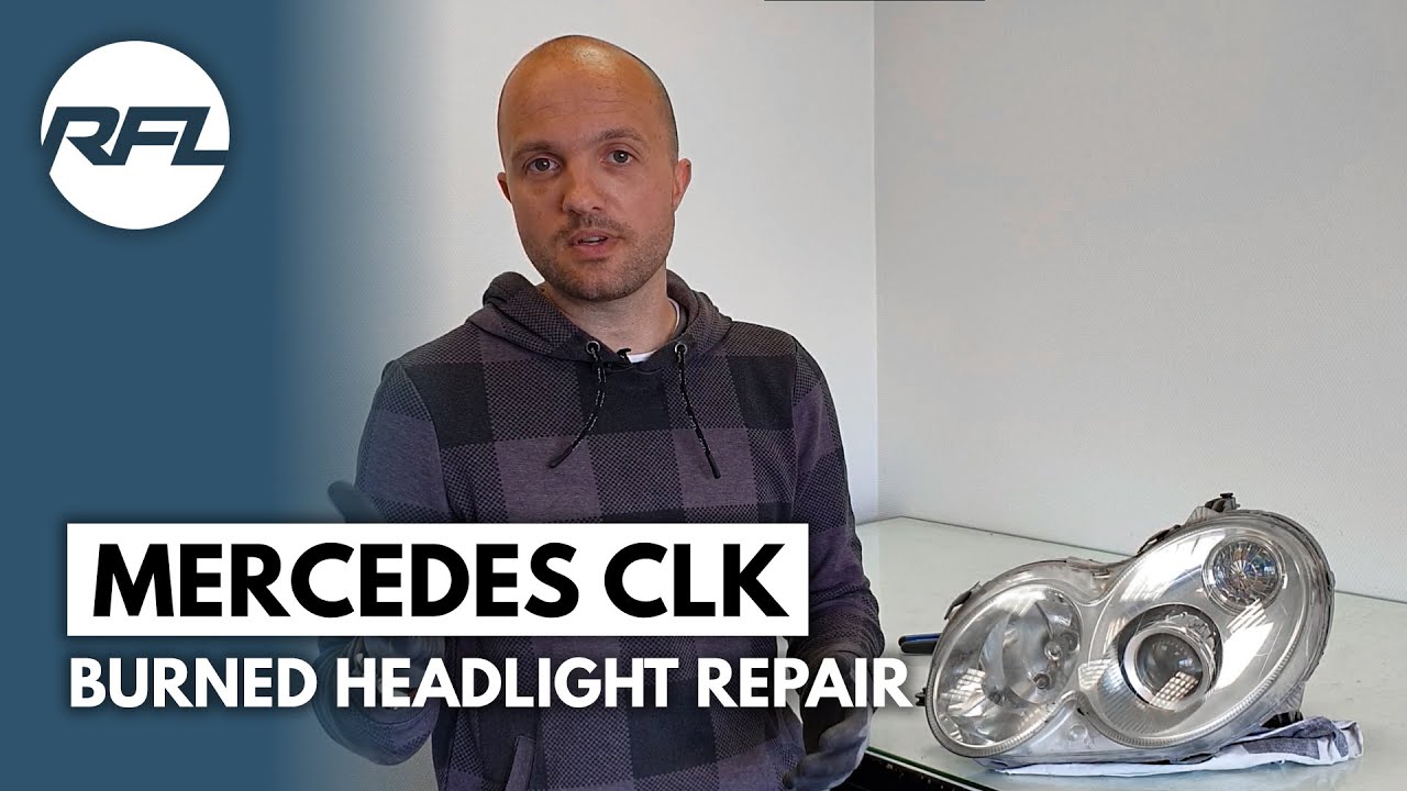 Mercedes Benz CLK C209 A209 W209 xenon HID headlight repair upgrade projector replacement DIY