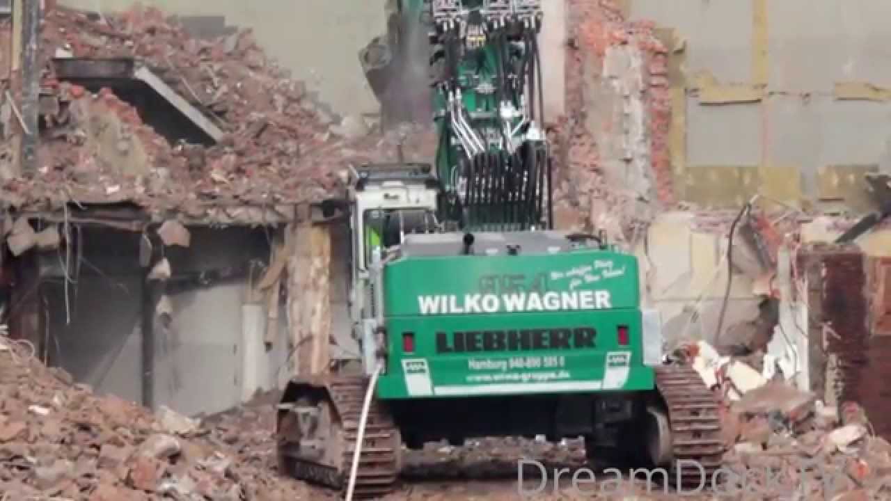 high reach demolition excavator Liebherr R 954 Wilko Wagner Abriss
