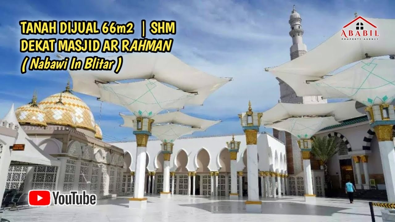TANAH DIJUAL DEKAT MASJID AR RAHMAN KOTA BLITAR | LUAS 66m2 | SHM | WA.081335777017