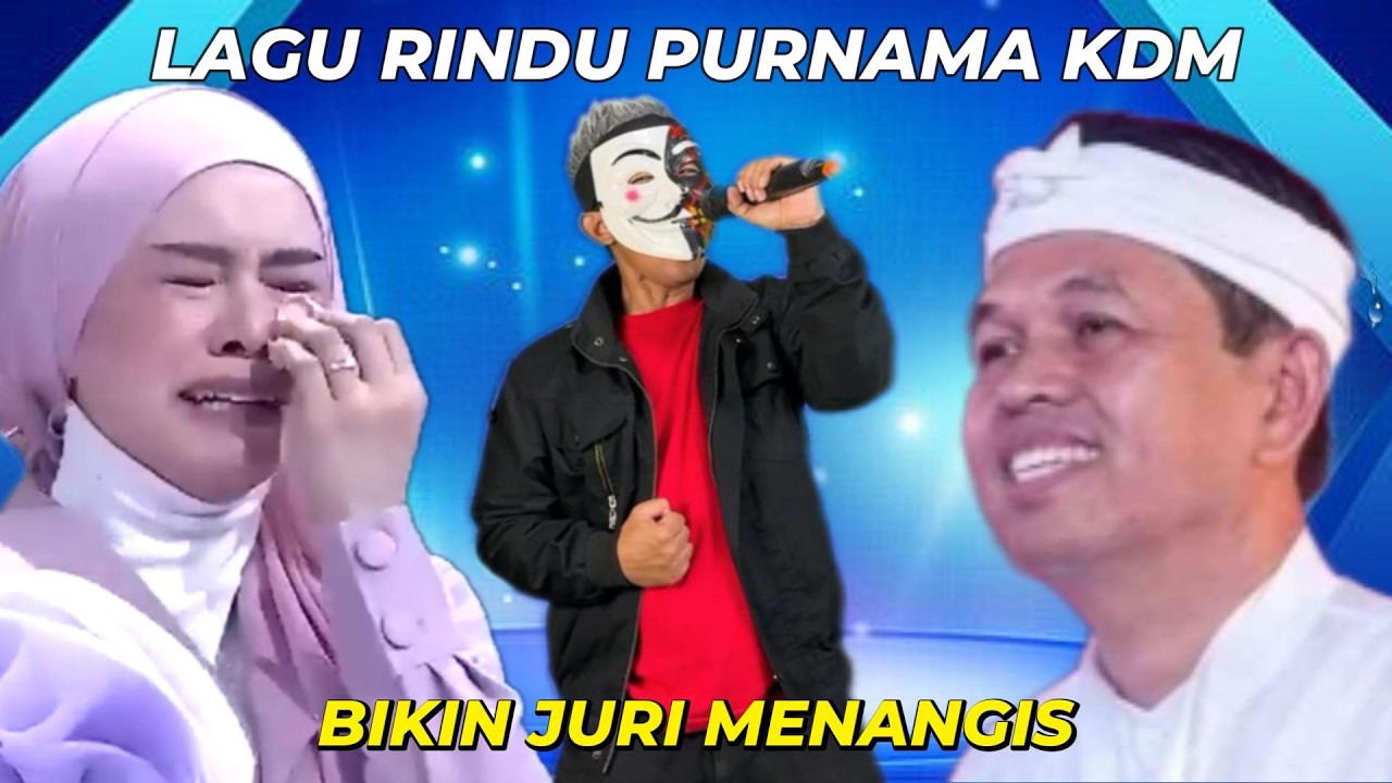Viral!! Semua juri menangis mendengar lagu KDM Rindu Purnama