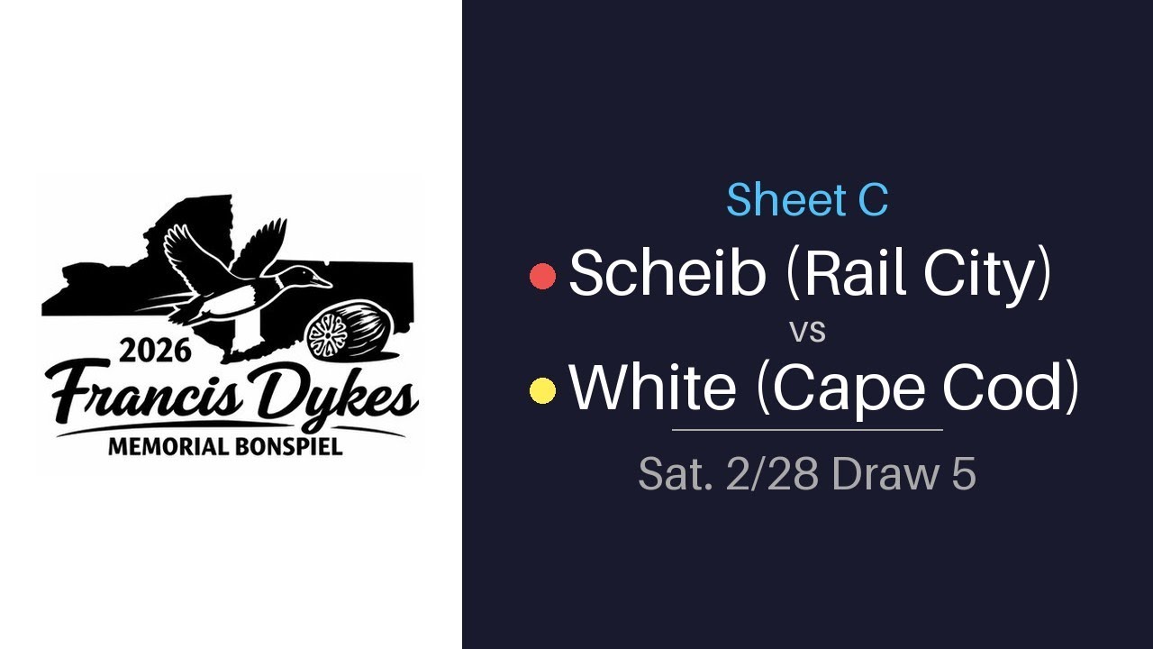 Sat. 2/28 Draw 5 - Sheet C - Scheib (Rail City) vs White (Cape Cod)