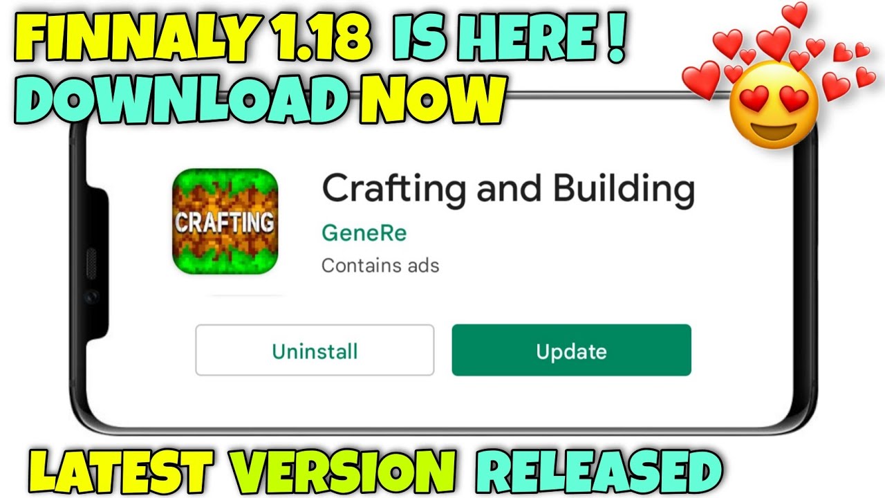 Crafting And Building 1.18 Official Version Released | Crafting And Building 1.18 Update | Vizag OP