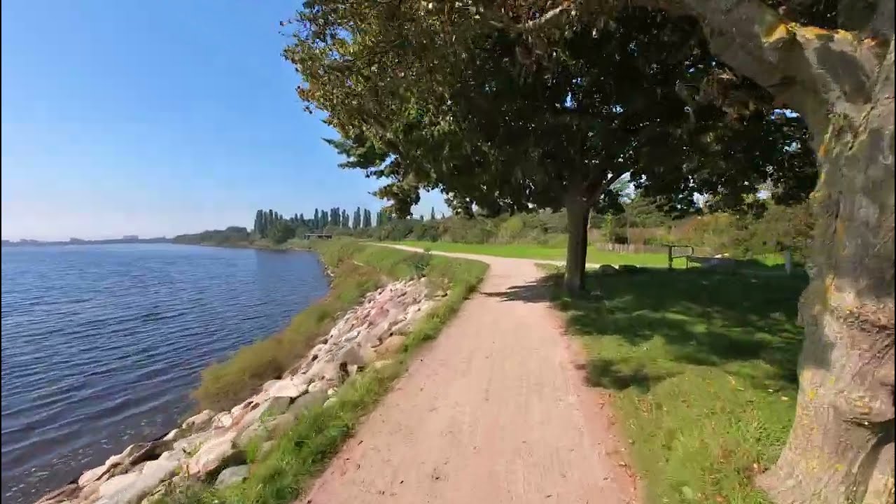 Bike Ride in Valby Park Copenhagen Denmark | Valbyparken | 8 September Summer 2023 | Cycling