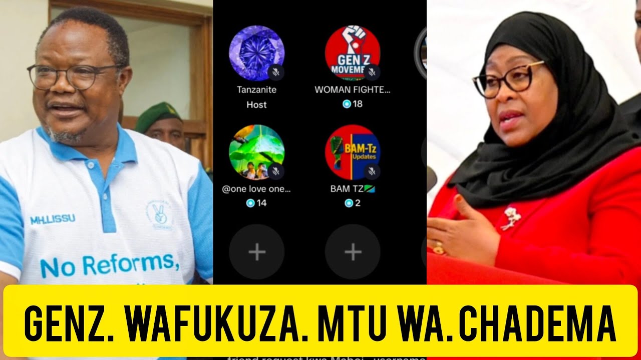 GENZ BILA UOGA WAMFUKUZA MFUASI WA CHADEMA KWENYE LIVE YAO 