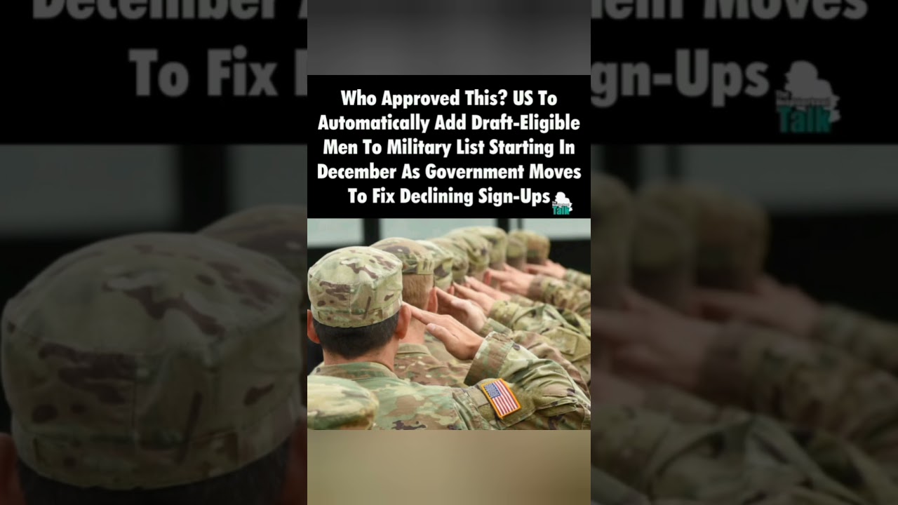 Military draft policy changes spark debate 🇺🇸🪖 #Military #Draft #Politics #News #Debate #Viral