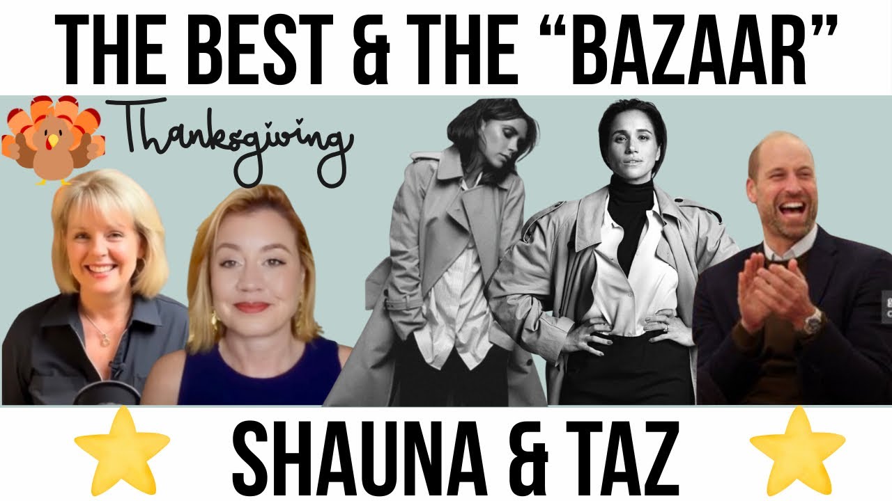 Happy THANKSGIVING! ROYAL Re-Cap & BIZARRE Meghan? #according2taz #vintagereadshow #royalfamilynews 