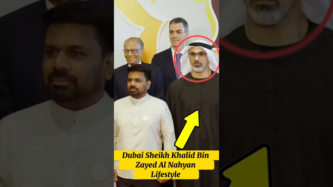 Dubai Royal Family|Dubai Sheikh Khalid Bin Zayed Al Nahyan#family#lifestyle#dubai#india#ytshorts